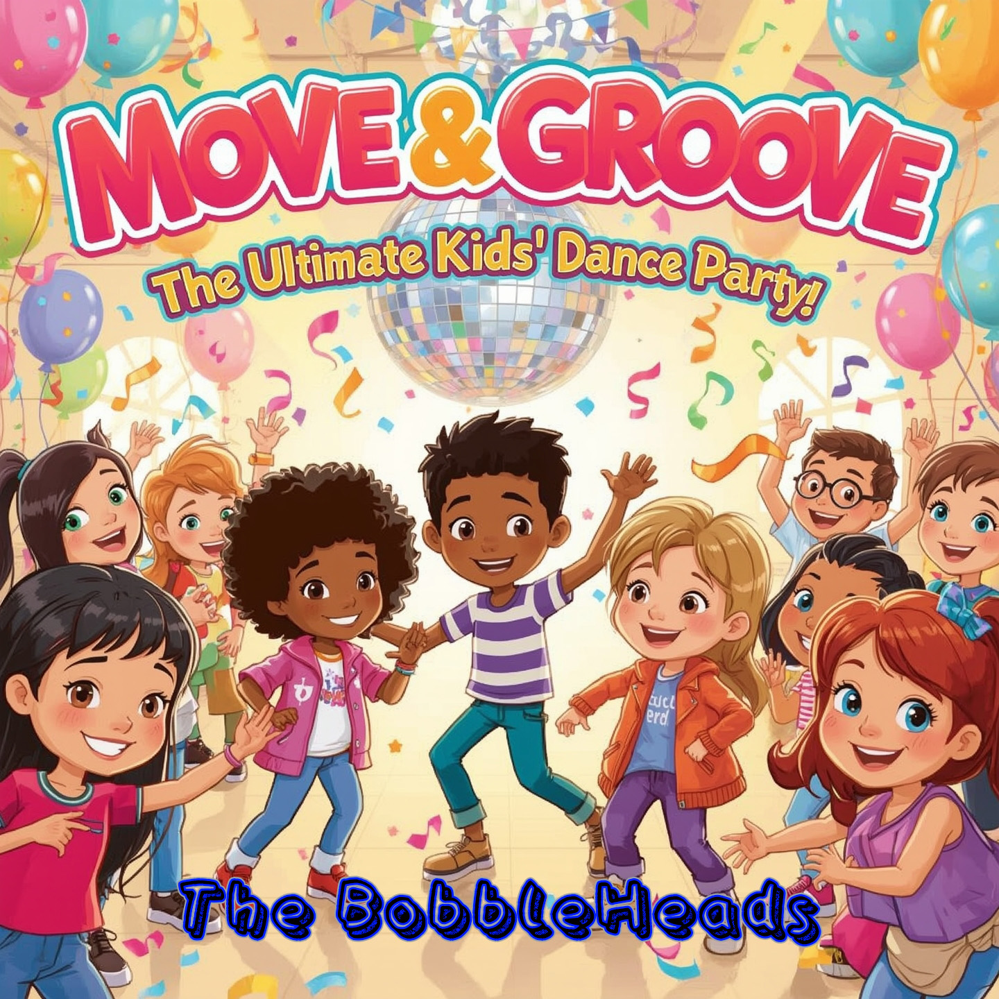 Move & Groove - The Ultimate Kids' Dance Party Album Cover